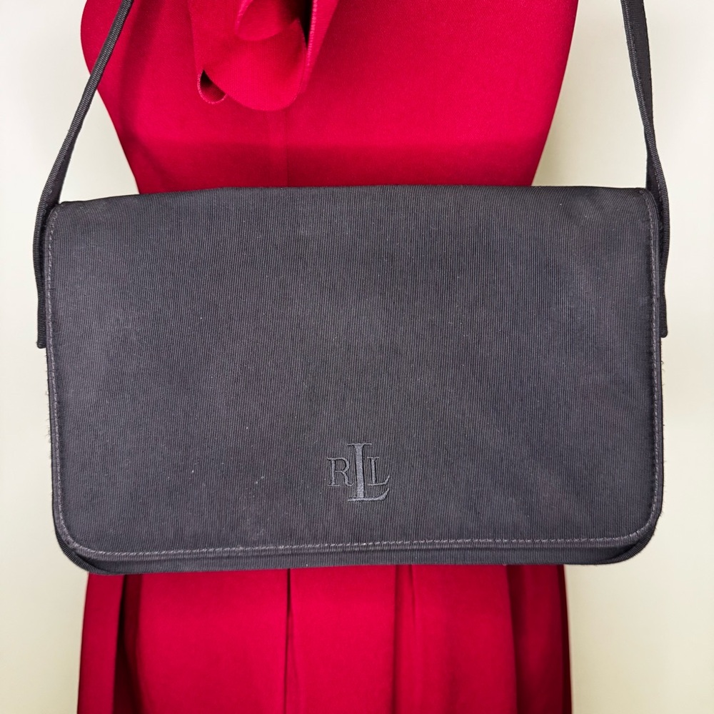 Lauren Ralph Lauren City Shoulder Bag Y2K - Picture 2 of 11